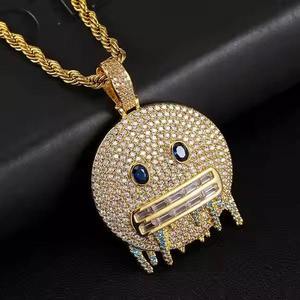 High on Demand Hip Hop Moissanite Iced Out Diamond Pendant <b>Necklace</b> 925 <b>Silver</b> Luxury Party Wear Fashion Jewelry For Men's - Product Image 5