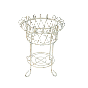 New Design Garden Urn Four Legs Home Garden Decoration Decorative Garden Urn Metal Iron Wire Powder Coated Finished - Product Image 1
