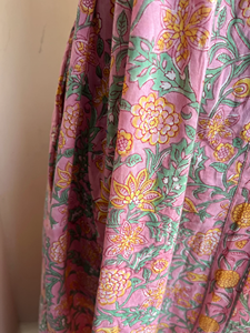 Vestido largo de algodón indio sin mangas con tirantes ajustables, estampado floral a mano y cuello cuadrado para mujer, superventas 2026 - Product Image 4