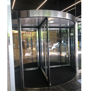 <span class=keywords><strong>Porte</strong></span> d'entrée automatique pivotante en verre de qualité supérieure pour hôtels, verre trempé imperméable avec finition de surface luxueuse - Product Image 2
