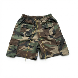 Pantalones Cortos Cargo con Estampado de Camuflaje para Hombre, Pantalones Deportivos Cargo, Pantalones Cortos Cargo Holgados para Hombre, Pantalones Cortos de Camuflaje - Product Image 6