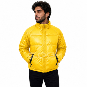 Cosh International Unisex <b>Winter</b> Puffer Bomber Jacket 100% Down Filled <b>Thick</b> Warm Windproof <b>Coat</b> with Zipper Closure - Product Image 3