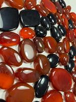 Onyx Hakik Merah Hitam Berkualitas Tinggi Berkilauan, Batu Permata Lepas Murni Alami Untuk Perhiasan Mewah Dengan Harga Terbaik Dari Produsen