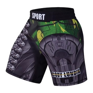 Pantalones Cortos de Entrenamiento de MMA y Grappling Personalizados para Hombre, Poliéster Sublimado con Logotipo Frontal, Fabricante OEM - Product Image 5