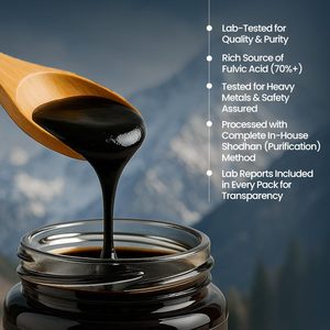 Résine de Shilajit sauvage de qualité alimentaire supérieure 99% en bouteille - Product Image 3