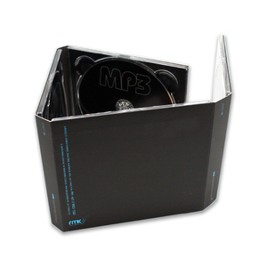 การปั๊มฟอยล์แบบดีบอสซิ่งบนกล่องดีวีดีแบบ 8 แผ่น พร้อมถาดใส่แผ่นดิสก์ 4 แผ่น - Product Image 5