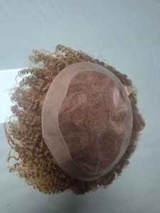 Prothèse capillaire homme en cheveux humains indiens Remy bouclés, base mono - TAZ HAIR BANGLADESH - Product Image 3