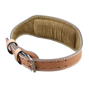 Ceinture de Soutien Professionnelle en Cuir Véritable pour Musculation et Haltérophilie avec Logo Personnalisé pour Équipement de Fitness - Product Image 4