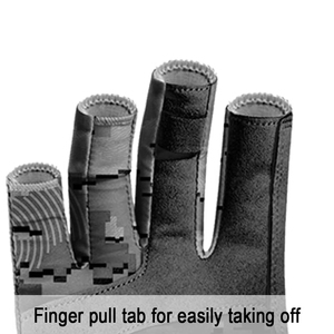 Gants de pêche LADO SPORTS durables et isolés à doigts entiers, paume renforcée, surface anti-coupure, en polyester pour une manipulation sûre du poisson - Product Image 5