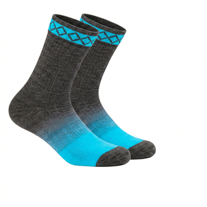 Custom Merino Wool Anti-Bacterial Men's Hiking Socks Standard Cushion Outdoor Trekking Thermal Crew OEM ODM Wholesale Factory - Product Image 2