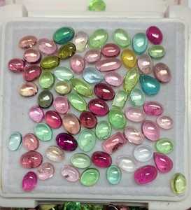 Turmalina Natural en Cabujón |   Piedra Preciosa de Turmalina Suelta |   Piedra para Joyería Hecha a Mano |   Corte Ovalado, Redondo, en Forma de Pera y Cojín |   Gema de Calidad AAA - Product Image 2
