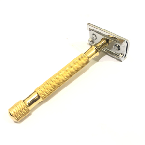 Safety <b>Razor</b> Professional Stainless Steel Top High Quality Gold Double Edge Safety <b>Razor</b> With Custom Logo Safety <b>Razor</b> - Product Image 2