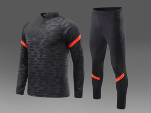 Chaqueta de entrenamiento de fútbol para hombre, nueva, al por mayor, con media cremallera, informal, lisa, ligera, de alta calidad, de manga larga, para equipo de fútbol - Product Image 5
