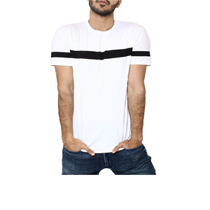 Camiseta Casual de Color Sólido Clásica para Hombre, Cómoda, Agradable al Tacto, Corte Normal, Estilo Moderno - Product Image 2