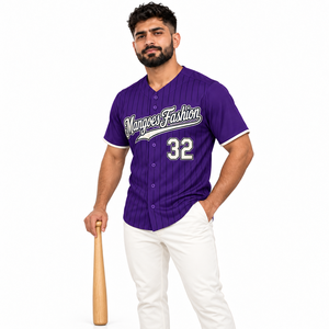 Maillot de baseball personnalisé pour hommes, femmes et adultes, à manches courtes boutonnées, avec nom, numéro et logo imprimés, tenue d'entraînement d'équipe, 100 % polyester - Product Image 3
