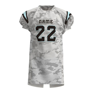 Uniforme de football américain sur mesure de haute qualité, respirant, best-seller, impression sublimée, anti-bactérien, coupe ajustée unisexe - Product Image 6