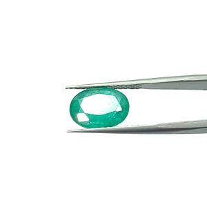 มรกตสีเขียวรูปไข่ 4.85 กะรัต จากแซมเบีย แผนภูมิพลอยราตติ 5.25 - Product Image 3