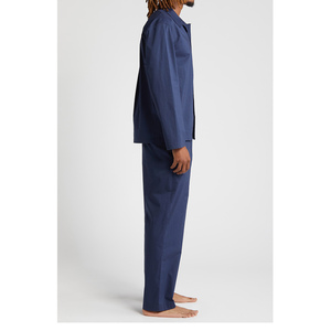 Pyjama Homme 2 Pièces Haut de Gamme Personnalisable à Manches Longues 100% Coton Respirant Uni Ample et Confortable – Meilleure Vente - Product Image 4