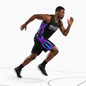 Uniforme de Baloncesto Sublimado Personalizado para Equipo, Transpirable, de Secado Rápido, Reversible, Conjunto de Camiseta y Pantalones Cortos de Malla - Product Image 4