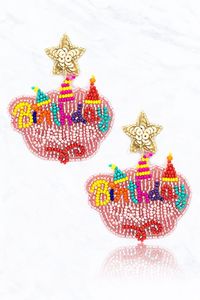 Pendientes de cuentas hechos a mano exclusivos, joyería étnica única para mujeres al mejor precio - Product Image 5