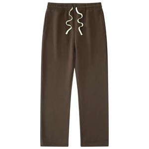 Custom Pink <b>Mens</b> Straight Leg <b>Fleece</b> Sweatpants Drawstring Waist Warm Relaxed <b>Lounge</b> <b>Pants</b> Wholesale USA UK EU Apparel Buyers - Product Image 4
