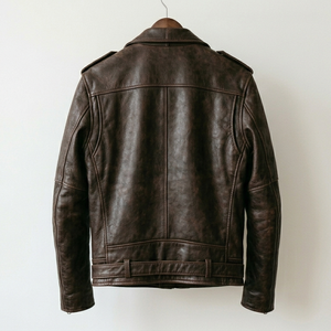 Veste en cuir pour homme en gros, cuir véritable, grandes tailles disponibles, qualité supérieure, prix abordable - Product Image 3