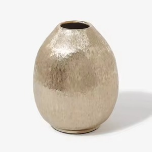 Handmade Decorative Metal Flower Vase Stylish Floral Vase For <b>Table</b> Centerpiece Home Interior Decor - Product Image 3