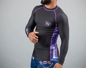 Camiseta de Manga Larga con Protección UV, Ecológica, Estampada por Transferencia de Calor, 240g, Poliéster/Nailon, con Logotipo Personalizado para Hombre y Mujer, 2026 BJJ - Product Image 3
