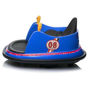Auto Elettrica per Bambini Blu con Telecomando 12V 7A.h e 24V, per Interni/Esterni, in Metallo e PVC, per Giardino, Centro Commerciale, Parco Divertimenti - Product Image 4