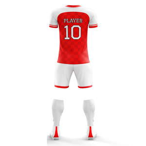 ODM Men's Soccer Jersey Set OEM Football Uniform Team Wear Kits Sublimation Design <b>Compression</b> Rugby Sportswear Uniform Sets - Product Image 6