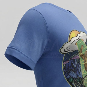 Camisetas de Algodón 100% de la Mejor Calidad para Hombre, Estampado Personalizado, Diseño Sólido, Transpirables, de Secado Rápido, Ecológicas y Resistentes - Product Image 5