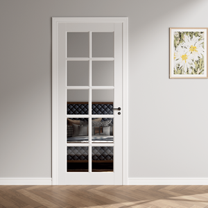 Porta in lastra interna 10-Lite con vetro trasparente elegante Design della porta interna - Product Image 1
