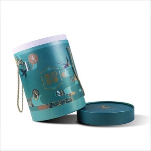 กล่องกระดาษทรงกระบอกแบบกำหนดเองพร้อมหูหิ้ว - Product Image 2