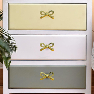 Perillas de Metal con Forma de Lazo para Gabinetes y Cajones, Perillas Decorativas para Muebles de Cocina, Perillas Metálicas para Armarios - Product Image 5