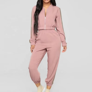 Ensemble de survêtement élégant 2 pièces personnalisé avec votre logo, survêtement pour femmes, molleton de coton surdimensionné, vente en gros de survêtements pour femmes - Product Image 5
