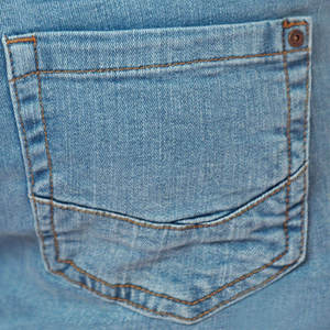 Jeans de Mezclilla Rectos para Hombre, Corte Regular, Invierno, Bordado Sólido, Elegantes y Duraderos para Uso Casual y Aventuras Diarias - Product Image 6