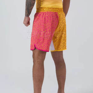 Shorts de MMA de Alta Calidad con Costuras Reforzadas, Shorts Deportivos Flexibles para Grappling, Entrenamiento de Artes Marciales y Ejercicio Diario - Product Image 3