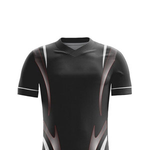 Tenue de sport respirante, uniforme de football à manches courtes, vente en gros, nom et numéro d'équipe personnalisés, uniformes de football disponibles dans toutes les tailles - Product Image 5