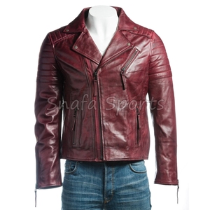 Winter Season Regular Fit Custom Inside <b>Pockets</b> Design Hot Selling Bulk Quantity Real Leather <b>Jacket</b> <b>With</b> Custom Packing - Product Image 2