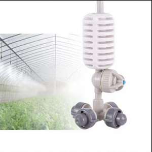 Connecteur de tuyau d'irrigation goutte à goutte à quatre voies, en plastique blanc, pour arrosage agricole, jardin, serre - Product Image 3