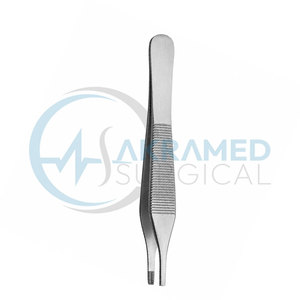 Pinzas para Tejidos Adson Brown con Puntas de Precisión, Acero Inoxidable, Instrumento Quirúrgico ORL, Certificado CE, Herramienta Médica Reutilizable - Product Image 3