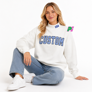 Sweat-shirt personnalisé d'hiver à col montant, broderie frontale, coupe oversize, style streetwear, 100% coton, respirant, anti-boulochage, écologique - Product Image 5