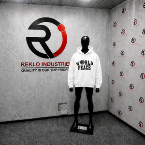 Sudadera con capucha gráfica blanca unisex oversize estilo streetwear con estampado de globo, casual, de forro polar, con bolsillo canguro, larga - Product Image 3