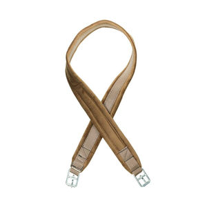 Sangle de cheval anatomique personnalisée avec logo, confortable, en acier inoxydable et cuir souple, accessoire équestre - Product Image 1