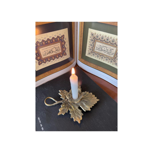 Vintage <b>Brass</b> Candle <b>Holder</b> Arts And Crafts Style Home Decor Handmade <b>Brass</b> <b>Candlestick</b> Stand Decorative Taper Candle <b>Holder</b> - Product Image 2