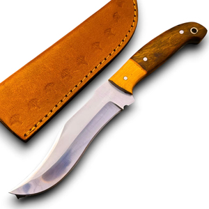 Cuchillo de Hoja Fija de Acero Inoxidable UA Supplies con Punta Caída, Afilado como una Navaja, para Camping y Caza al Aire Libre con Funda, Soporte OEM ODM - Product Image 1