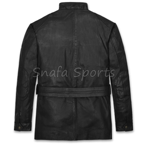 Chaqueta de Cuero Genuino para Mujer OEM con Diseño Desmontable, Elegante, Duradera e Ideal para Personalizar con la Marca - Product Image 2