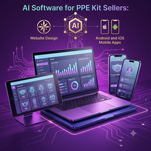 ซอฟต์แวร์ AI สำหรับผู้ขายชุดอุปกรณ์ป้องกันส่วนบุคคล การออกแบบเว็บไซต์ แอปพลิเคชันมือถือ Android iOS ปลั๊กอิน WordPress Shopify ซอฟต์แวร์ AI ERP CRM อีคอมเมิร์ซ - Product Image 3
