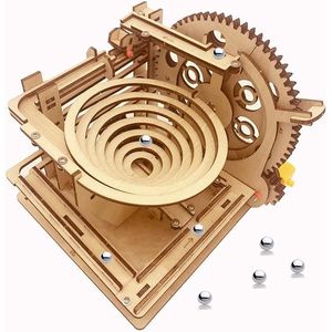 Kit Puzzle 3D in Legno con Pista per Biglie, Fai-da-Te, per Adulti e Adolescenti dai 14 Anni in Su, Artigianato in Legno, Puzzle Meccanico - Product Image 1