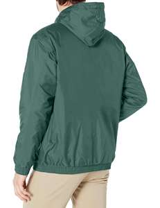 Custom Winter Windbreaker <b>Jacket</b> for Men Rainproof Hooded PU Outdoor Lightweight Softshell Casual Zipper Closure - Product Image 4